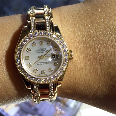 ladies rolex diamond watches|ladies diamond Rolex watch sale.